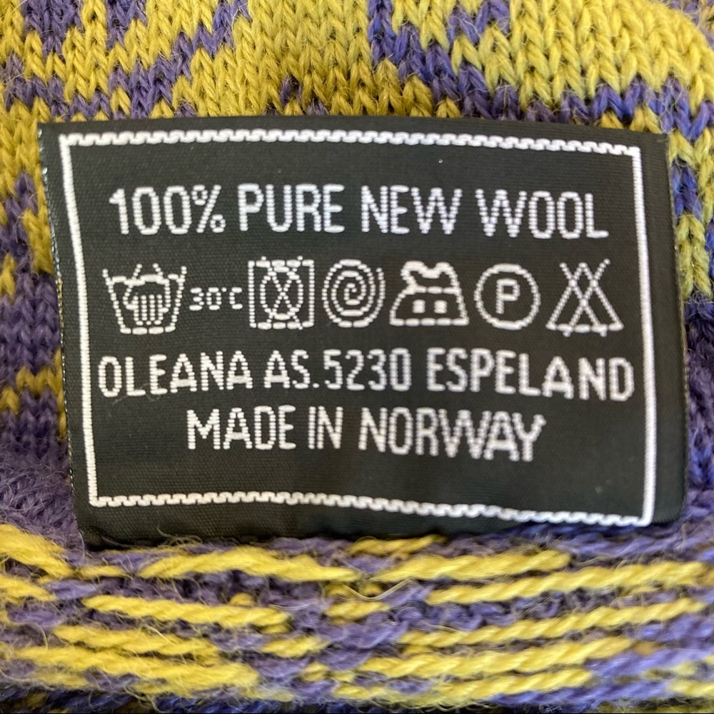 Oleana The Norwegian Story Wool Cardigan Sweater Size XL - Picture 8 of 14